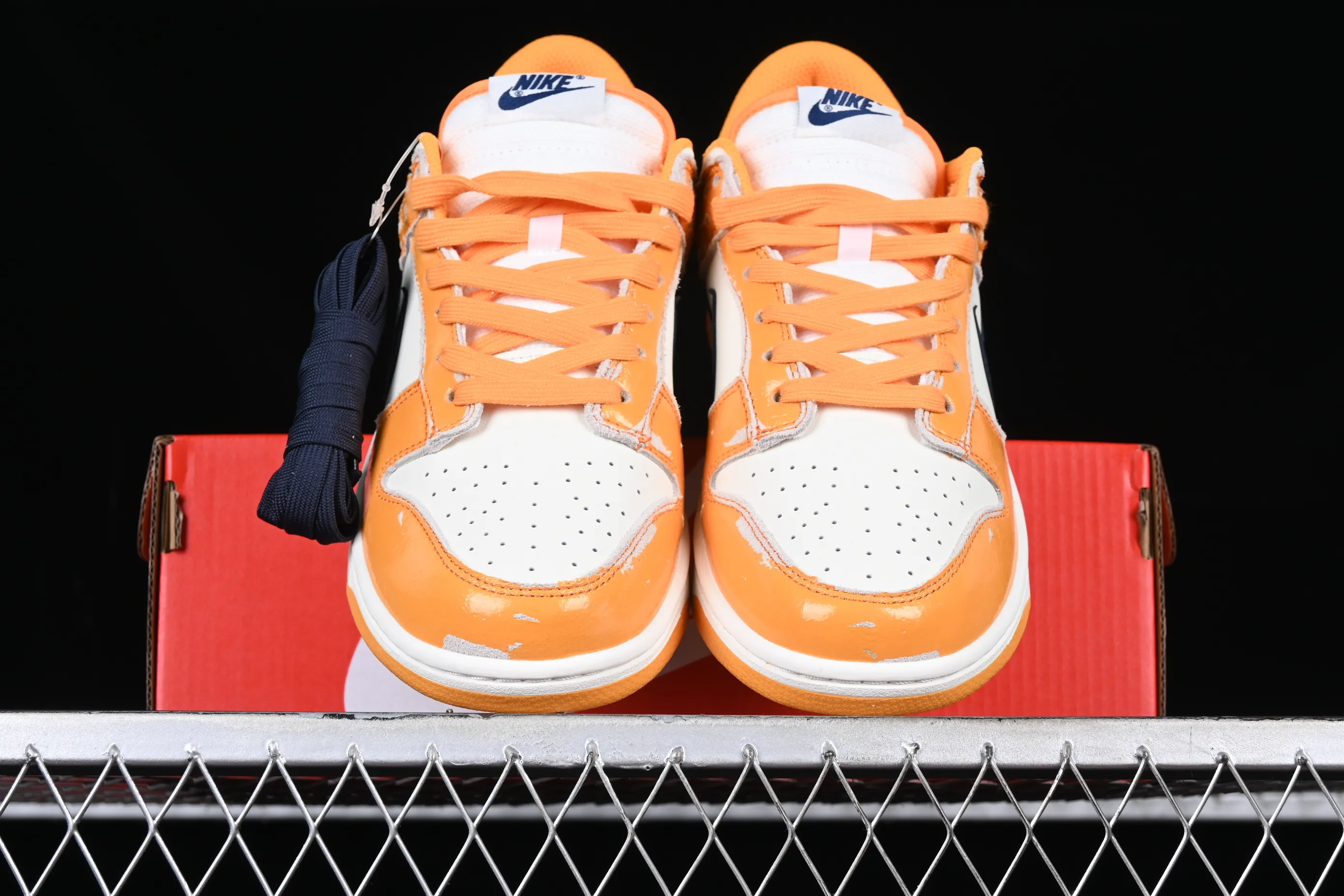 All categories Nk SB Dunk series Nk SB Dunk Low low-top sneakers Nk Dunk Low "Wear and Tear" white orange SB low-top sports and leisure sneakers FN3418-100